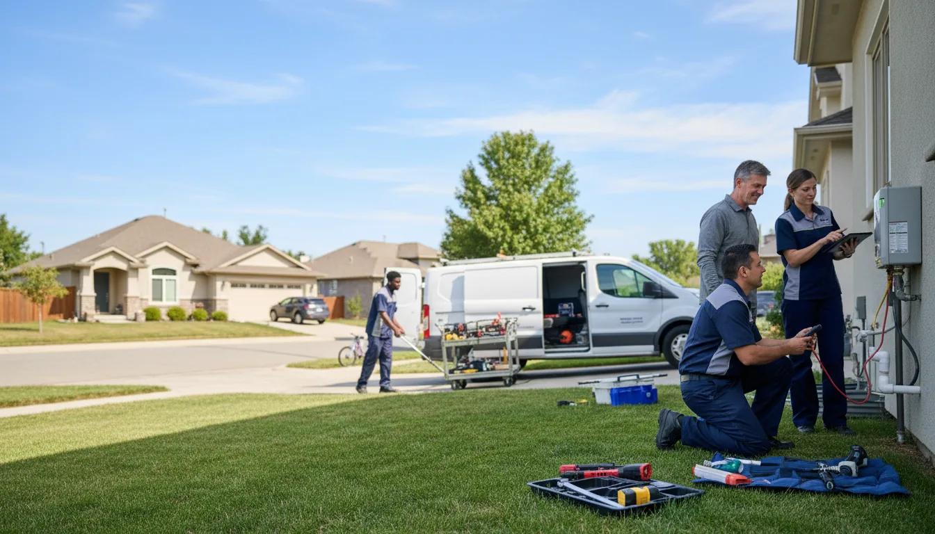 Tankless water heater service in Damon, TX